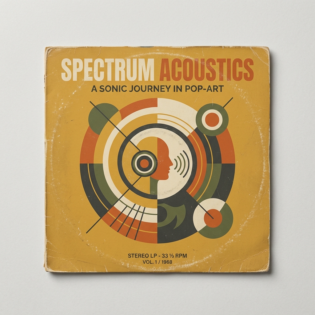 1970s pop-art LP pressing with original sleeve